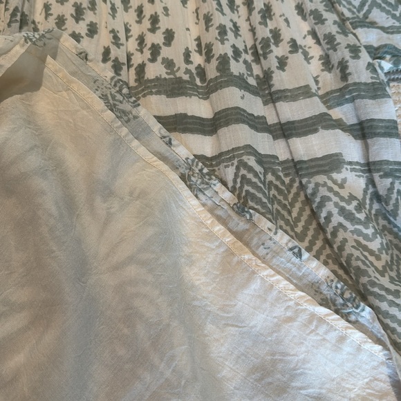 Free People Mid Dress, Light sage and cream, Size Small - Picture 4 of 5
